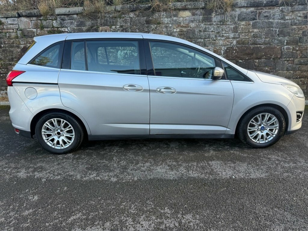 Ford Grand C-Max 1.6 Tdci Titanium 9 Services Dab Blueto Silver #4