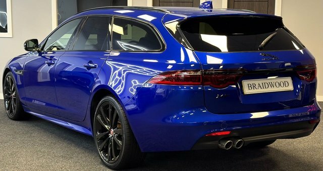 Jaguar XF Estate SL69OUW Blue #4