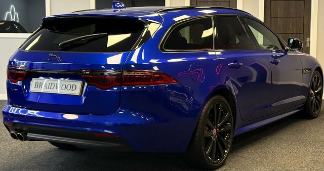 Jaguar XF Estate SL69OUW Blue #6