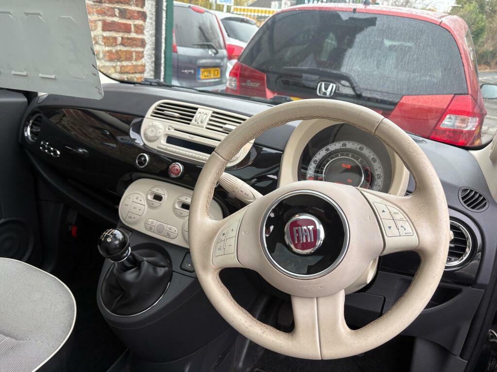 Fiat 500 1.2 Lounge Euro 6 S S LN15GXV Black