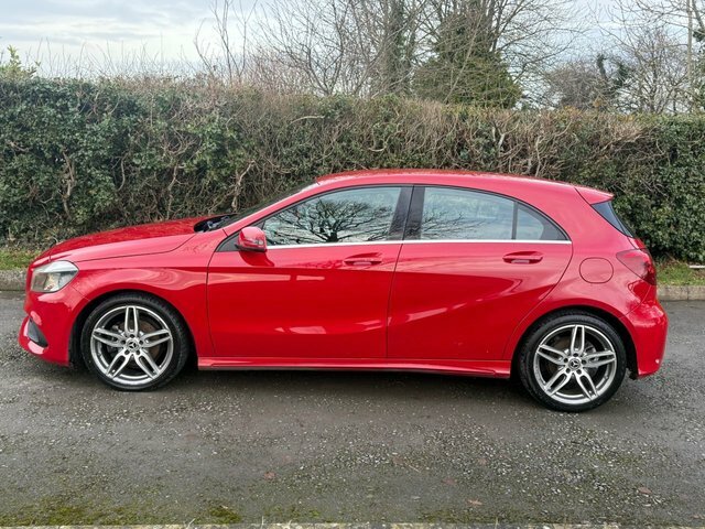 Mercedes-Benz A Class 1.5 A180d Amg Line Hatchback 7G-dct Eur ET67GWM Red #3