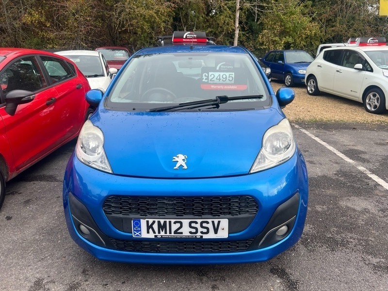 Peugeot 107 1.0 12V Active Hatchback KM12SSV Blue #2