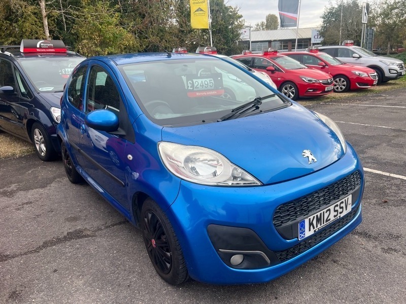 Peugeot 107 1.0 12V Active Hatchback KM12SSV Blue #3
