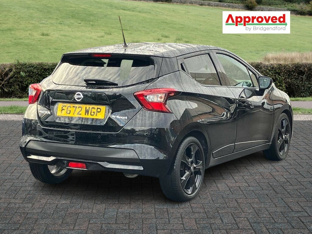 Nissan Micra 1.0 Ig-t 92 N-sport FG72WGP Black #3