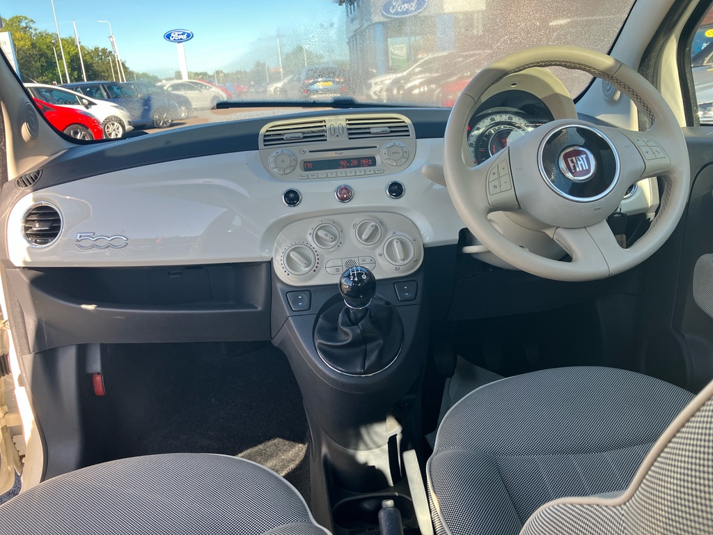 Fiat 500 1.2 Lounge Start Stop OV12LVK White #6