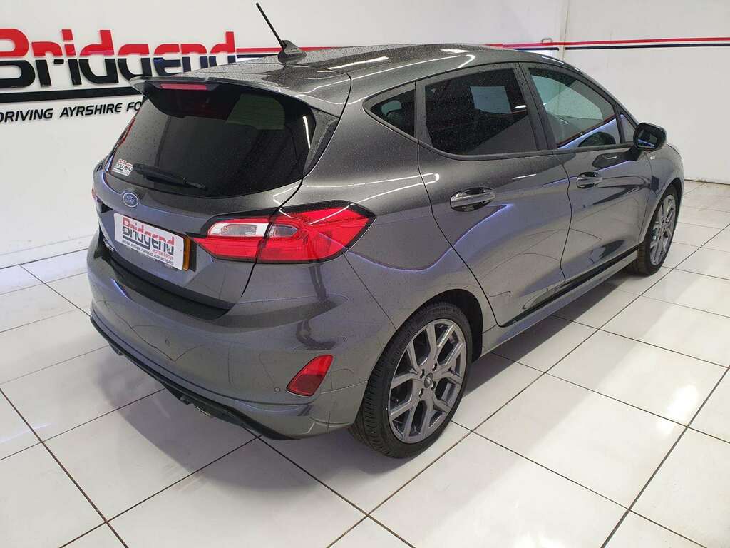 Ford Fiesta 1.0T Ecoboost St-line Hatchback CA72UBT Grey #6