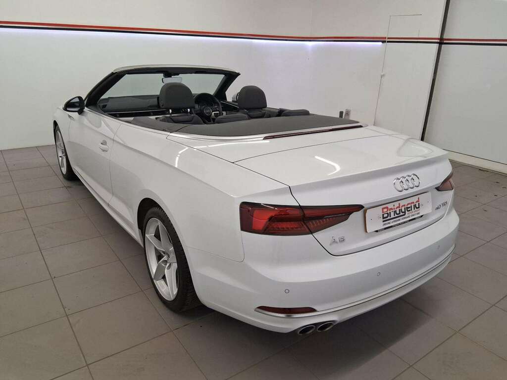 Audi A5 2.0 Tdi 40 Sport Convertible MF70PZM White #5