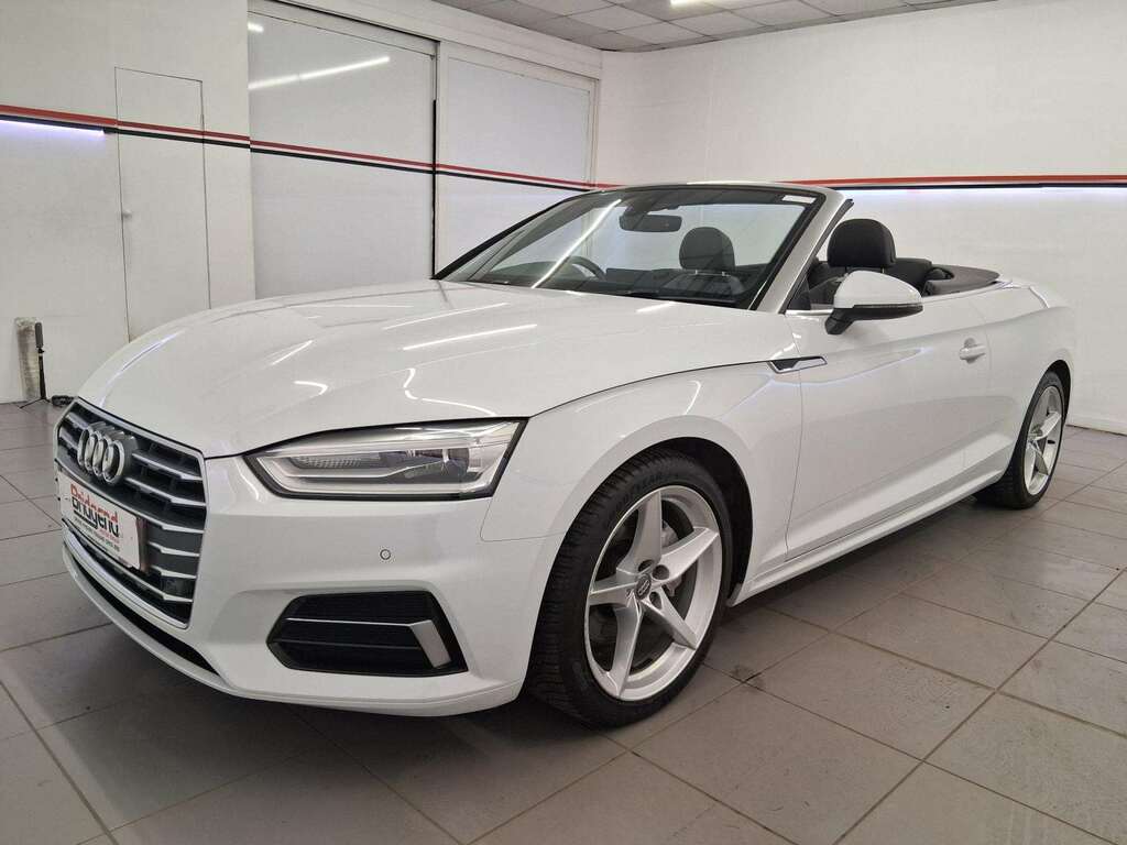 Audi A5 2.0 Tdi 40 Sport Convertible MF70PZM White #4