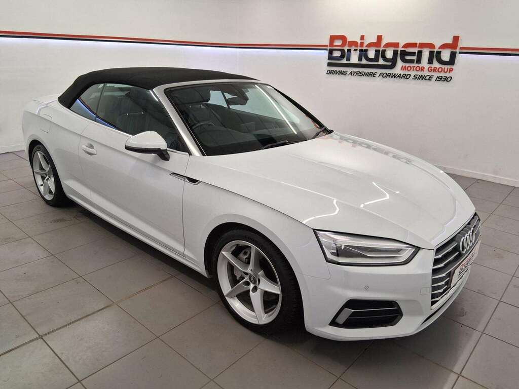 Audi A5 2.0 Tdi 40 Sport Convertible White