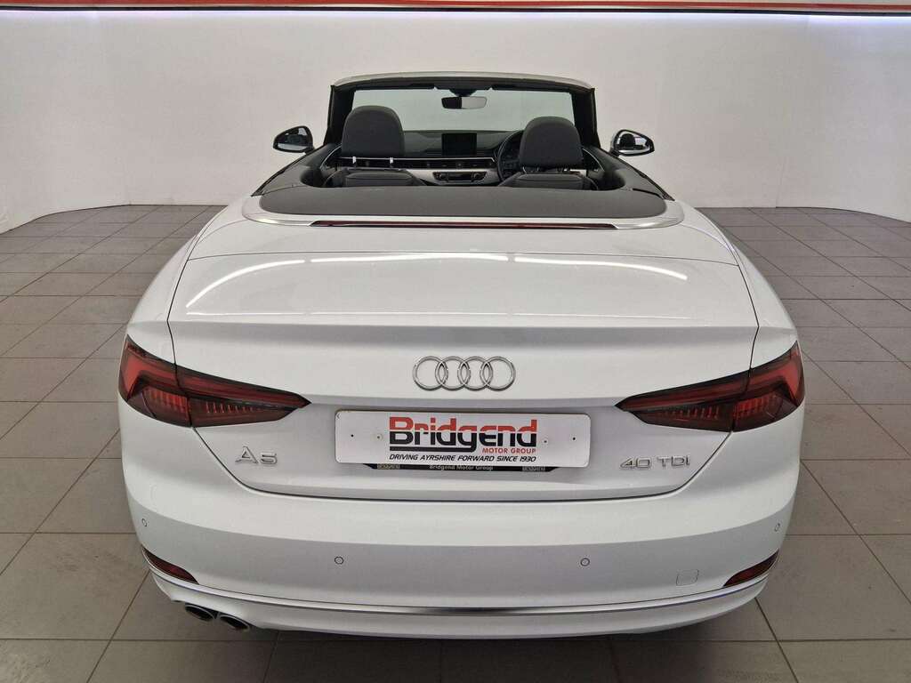 Audi A5 2.0 Tdi 40 Sport Convertible MF70PZM White #6