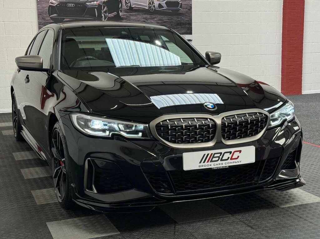 BMW 3 Series Saloon 3.0 M340d Mht Xdrive Euro 6 Ss HJ71JNN Black #4