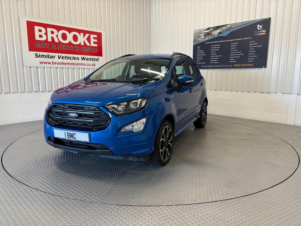 Ford Ecosport Suv 1.0T Ecoboost St-line Design Euro 6 Ss FV71DEU Blue #2
