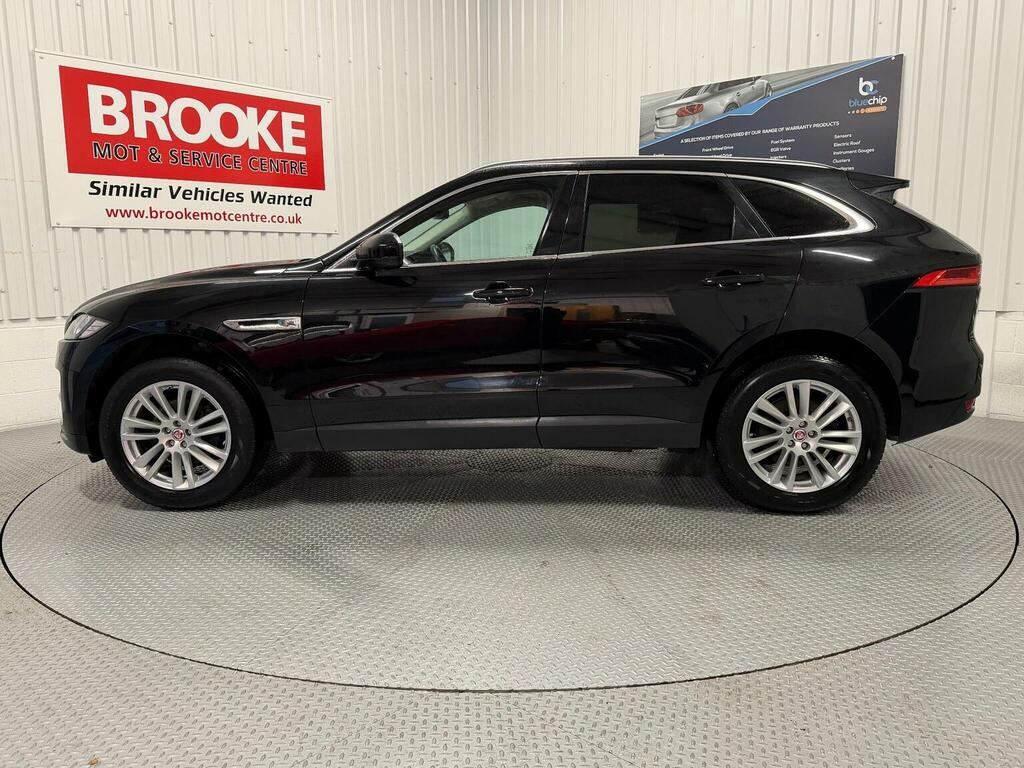 Jaguar F-Pace Suv 2.0 D240 Portfolio Awd Euro 6 Ss WU67RVZ Black #6
