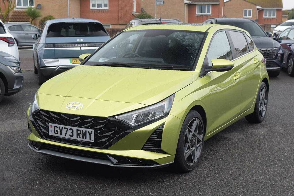 Hyundai I20 Hatchback GV73RWY Yellow #3