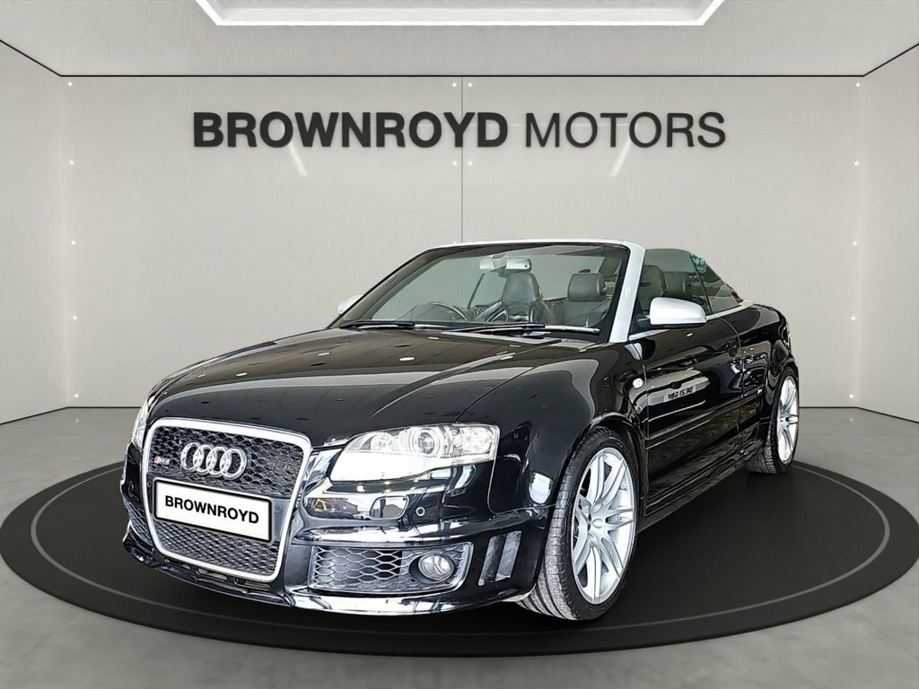Audi RS4 Cabriolet Convertible Black #2
