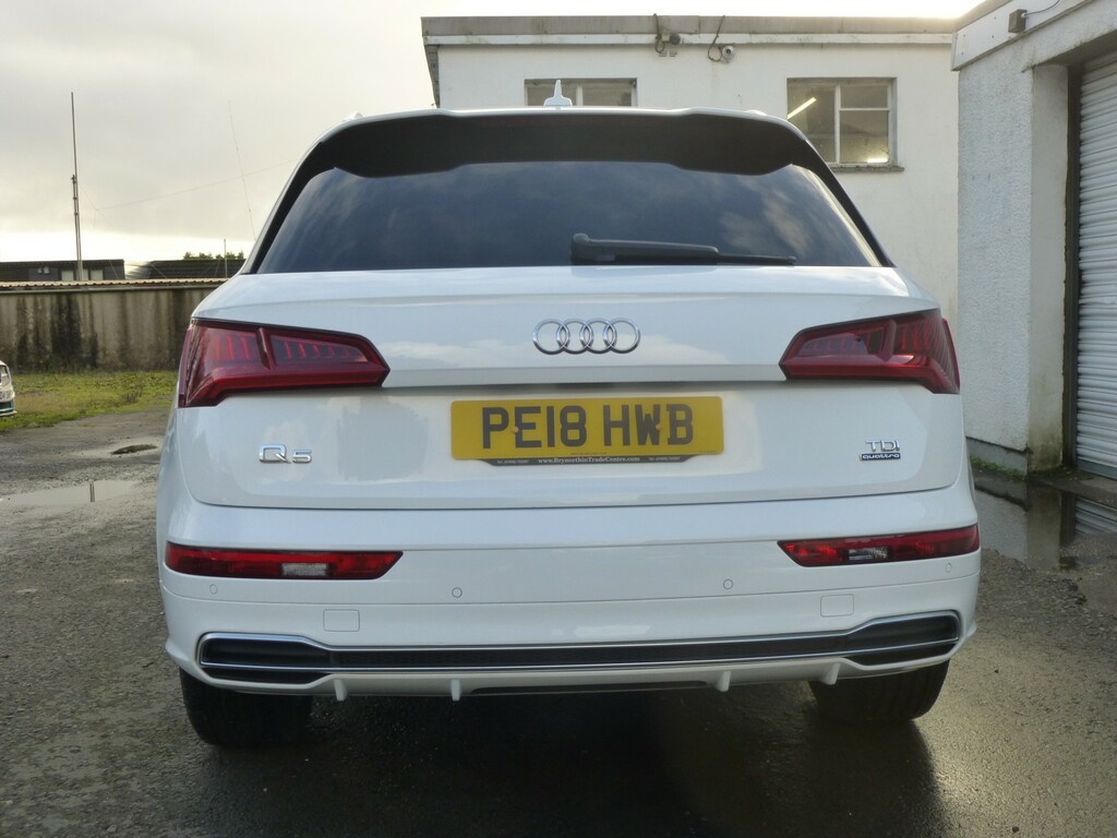 Audi Q5 New Shape 2.0 Tdi 187 Bhp Quattro S Line 7Spd S-t PE18HWB White #6