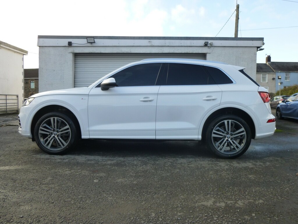 Audi Q5 New Shape 2.0 Tdi 187 Bhp Quattro S Line 7Spd S-t PE18HWB White #2