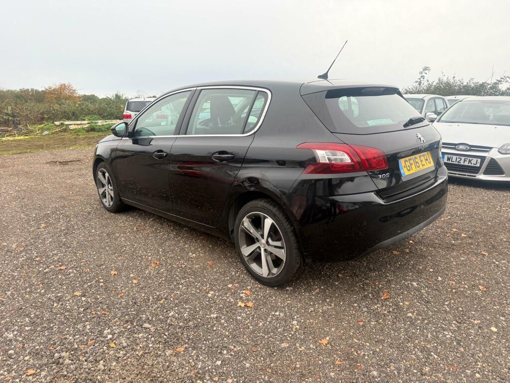 Peugeot 308 1.2 Puretech Allure Euro 6 Ss GF16ETU Black #6
