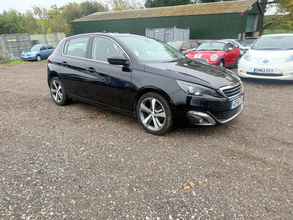 Peugeot 308 1.2 Puretech Allure Euro 6 Ss GF16ETU Black #3