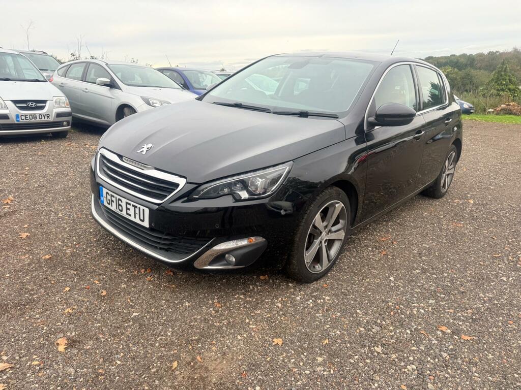 Peugeot 308 1.2 Puretech Allure Euro 6 Ss GF16ETU Black #2
