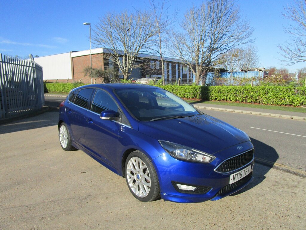 Ford Focus 1.5 Tdci Zetec S Hatchback Euro Blue