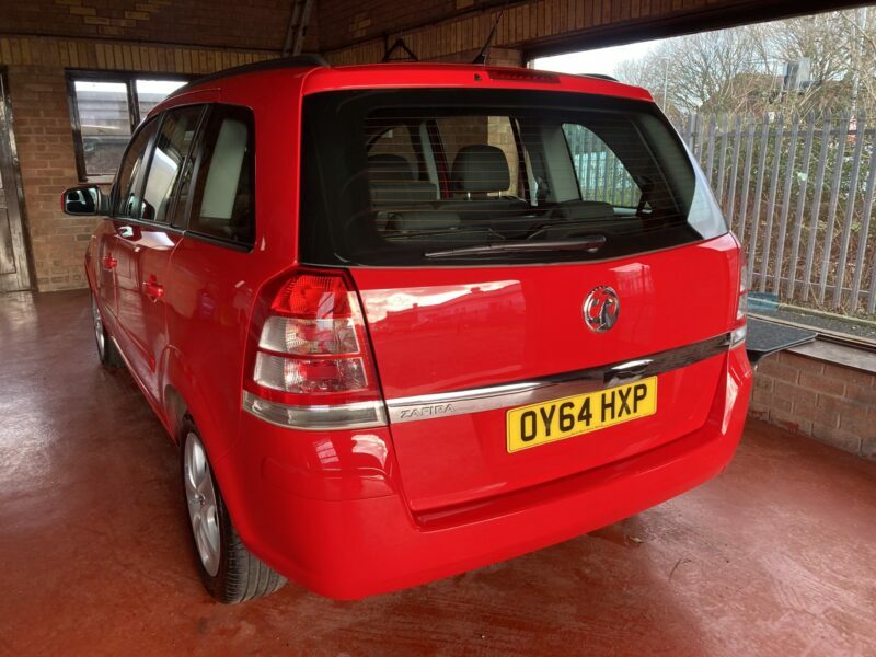 Vauxhall Zafira Petrol OY64HXP Red #2