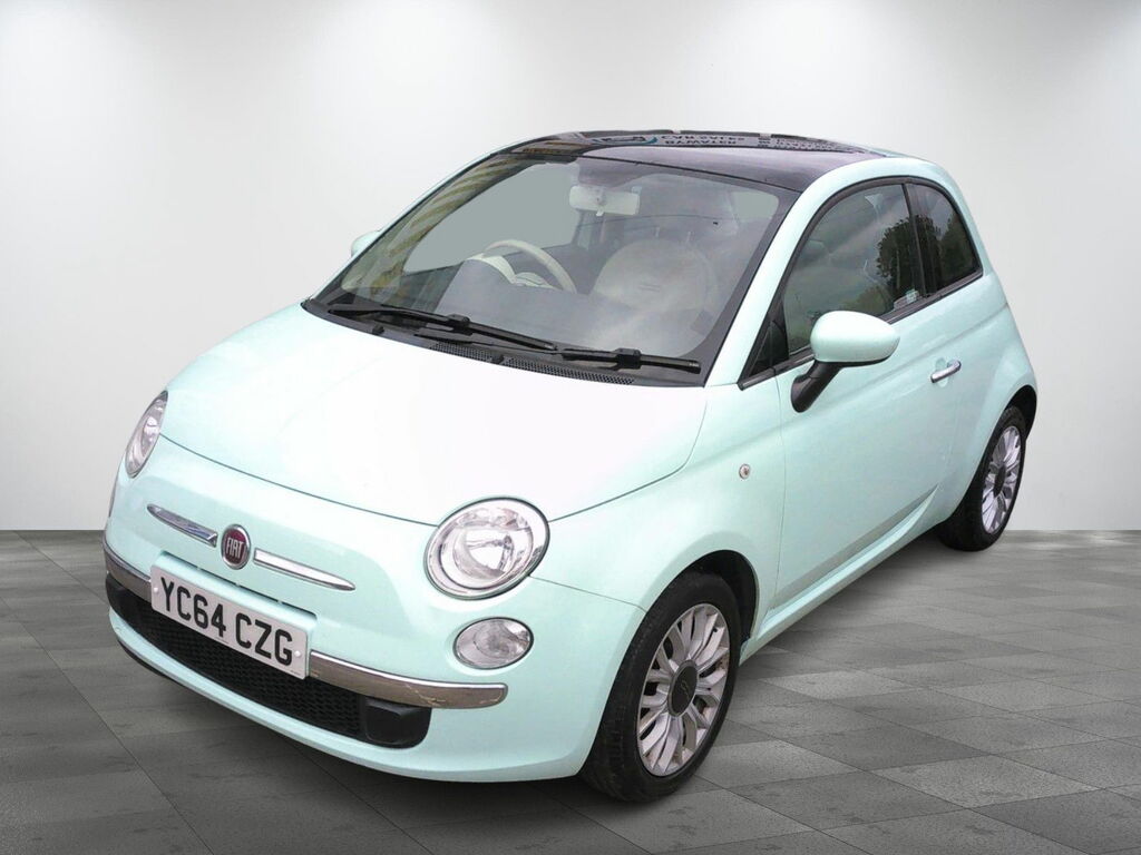 Fiat 500 1.2L Lounge Hatchback Euro 5 69 Green