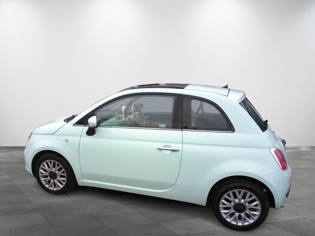 Fiat 500 1.2L Lounge Hatchback Euro 5 69 YC64CZG Green #4