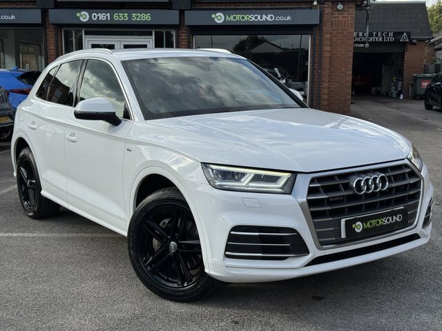 Audi Q5 2017 2.0 Tdi S Line Suv S Tronic Quattr White