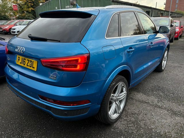 Audi Q3 2.0 Tdi S Line Plus Suv Quattro PJ16ZDL Blue #3