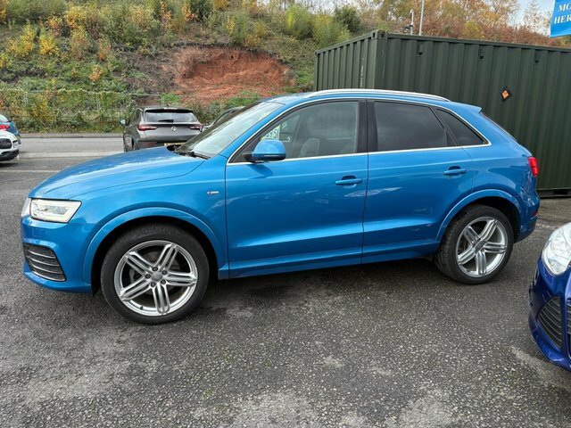 Audi Q3 2.0 Tdi S Line Plus Suv Quattro PJ16ZDL Blue #4