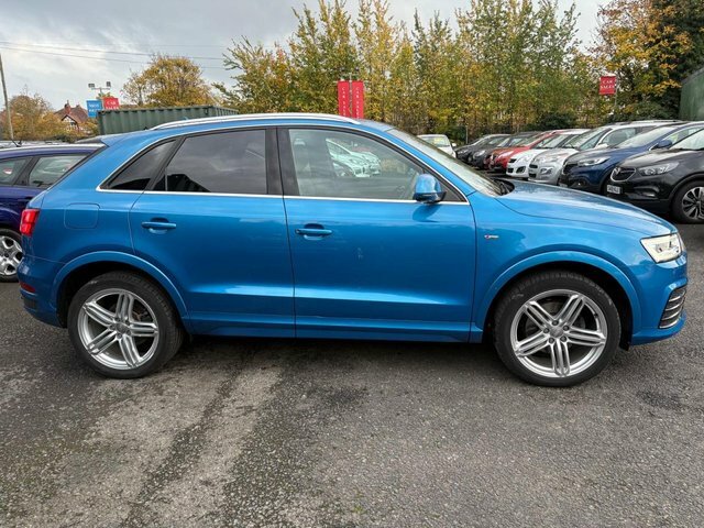 Audi Q3 2.0 Tdi S Line Plus Suv Quattro PJ16ZDL Blue #5