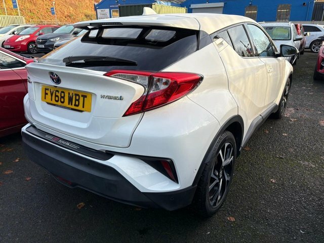Toyota C-Hr 1.8 Vvt-h Design Suv Hybrid Cvt Euro 6 FY68WBT White #6