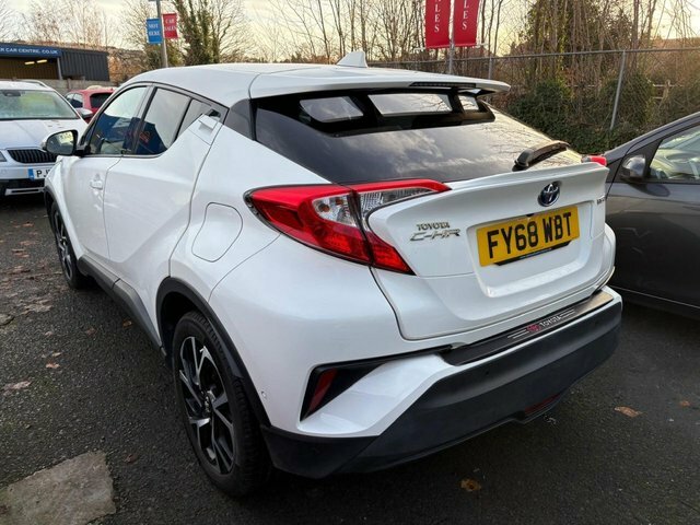 Toyota C-Hr 1.8 Vvt-h Design Suv Hybrid Cvt Euro 6 FY68WBT White #4