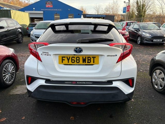 Toyota C-Hr 1.8 Vvt-h Design Suv Hybrid Cvt Euro 6 FY68WBT White #5