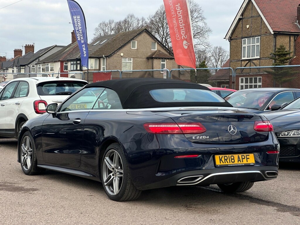 Mercedes-Benz E Class 2.0 D Amg Line Premium Cabriolet G-tronic Euro KR18APF Blue #4