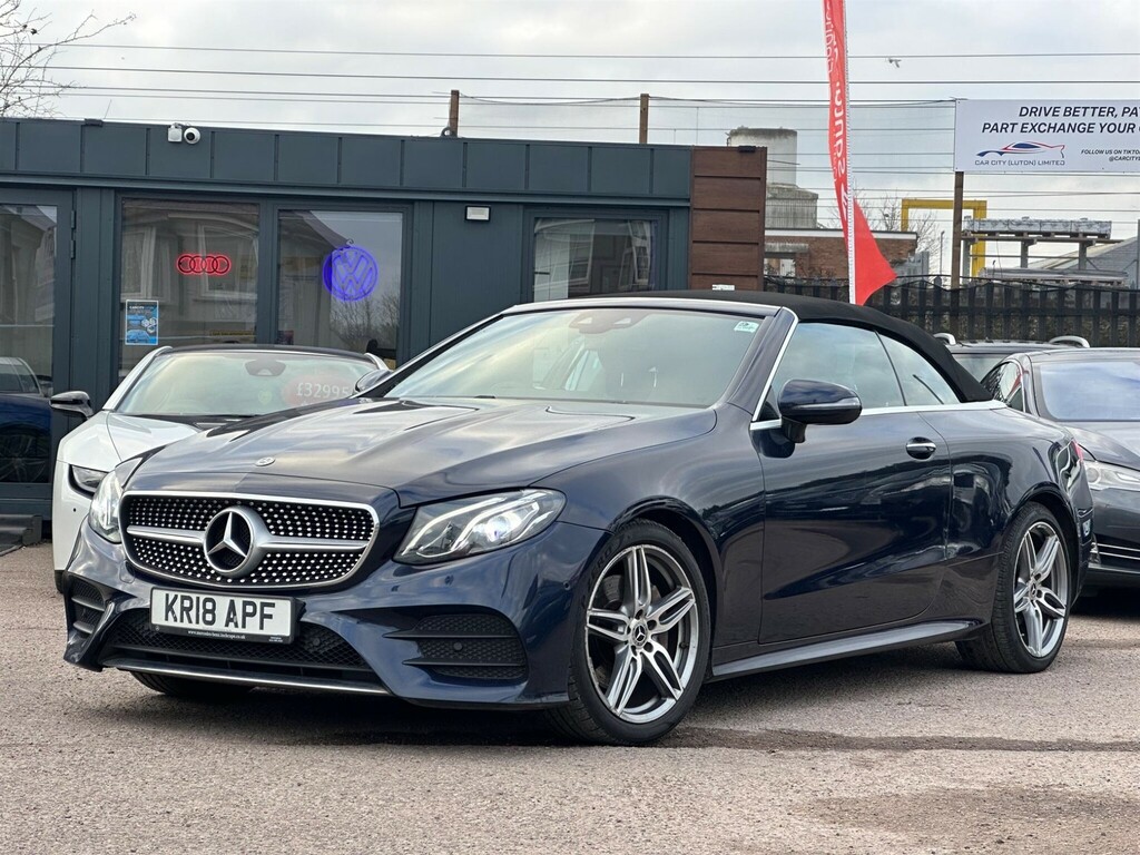 Mercedes-Benz E Class 2.0 D Amg Line Premium Cabriolet G-tronic Euro KR18APF Blue #3