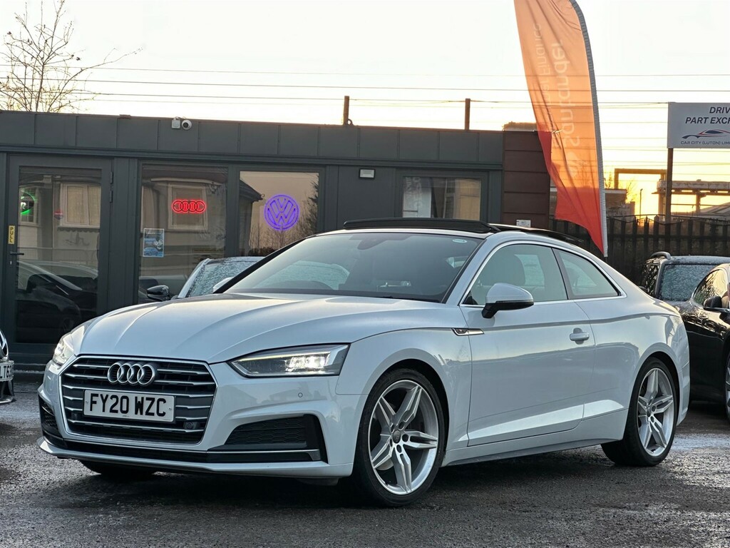 Audi A5 2.0 Tfsi 35 S Line S Tronic Euro 6 Ss FY20WZC White #4