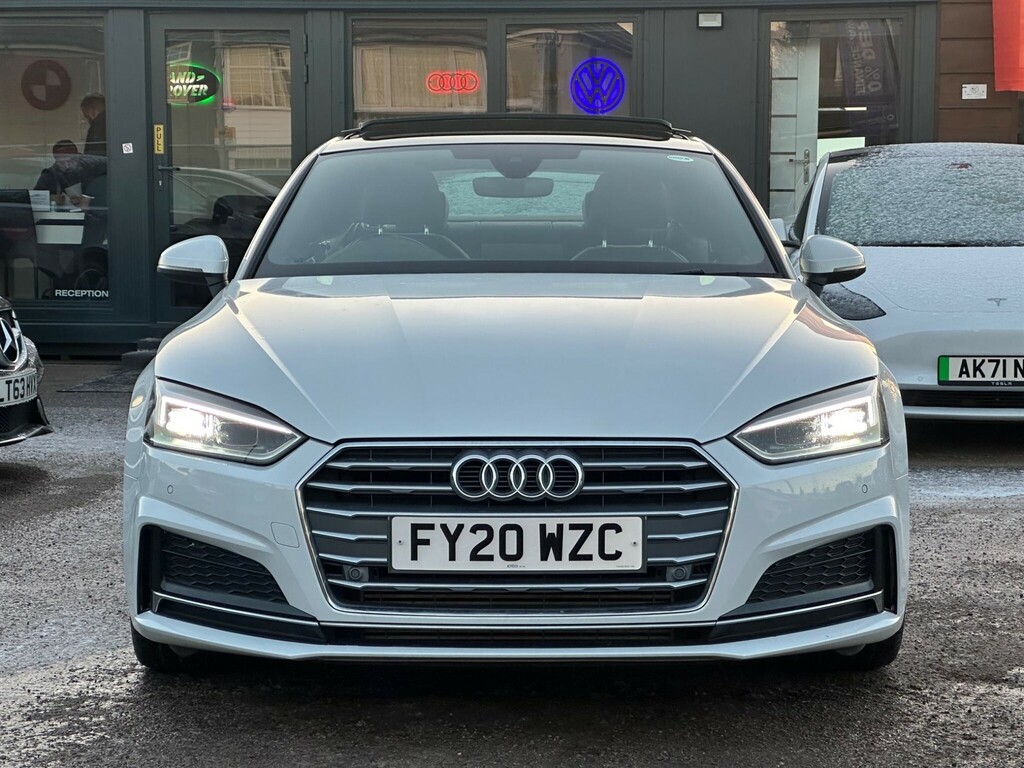Audi A5 2.0 Tfsi 35 S Line S Tronic Euro 6 Ss FY20WZC White #2