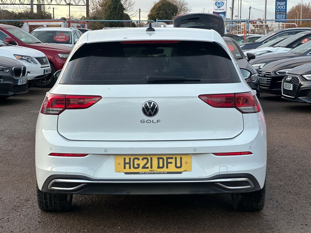 Volkswagen Golf 2.0 Tdi Style Dsg Euro 6 Ss HG21DFU White #6