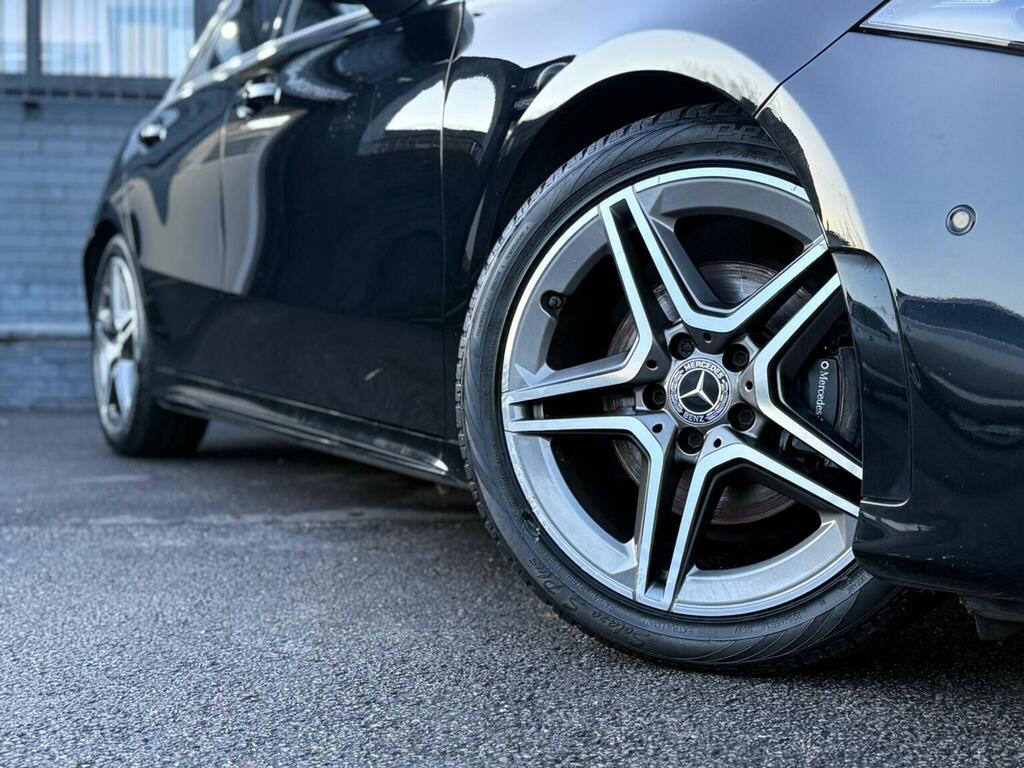 Mercedes-Benz A Class Hatchback 1.5 A180d Amg Line Executive 7G-dct Eu YL68HRZ Black #5