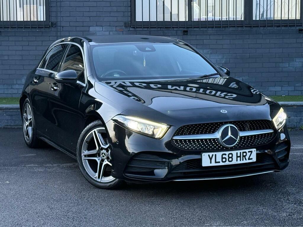 Mercedes-Benz A Class Hatchback 1.5 A180d Amg Line Executive 7G-dct Eu YL68HRZ Black