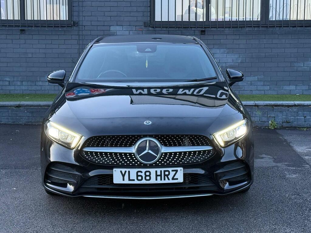 Mercedes-Benz A Class Hatchback 1.5 A180d Amg Line Executive 7G-dct Eu YL68HRZ Black #6