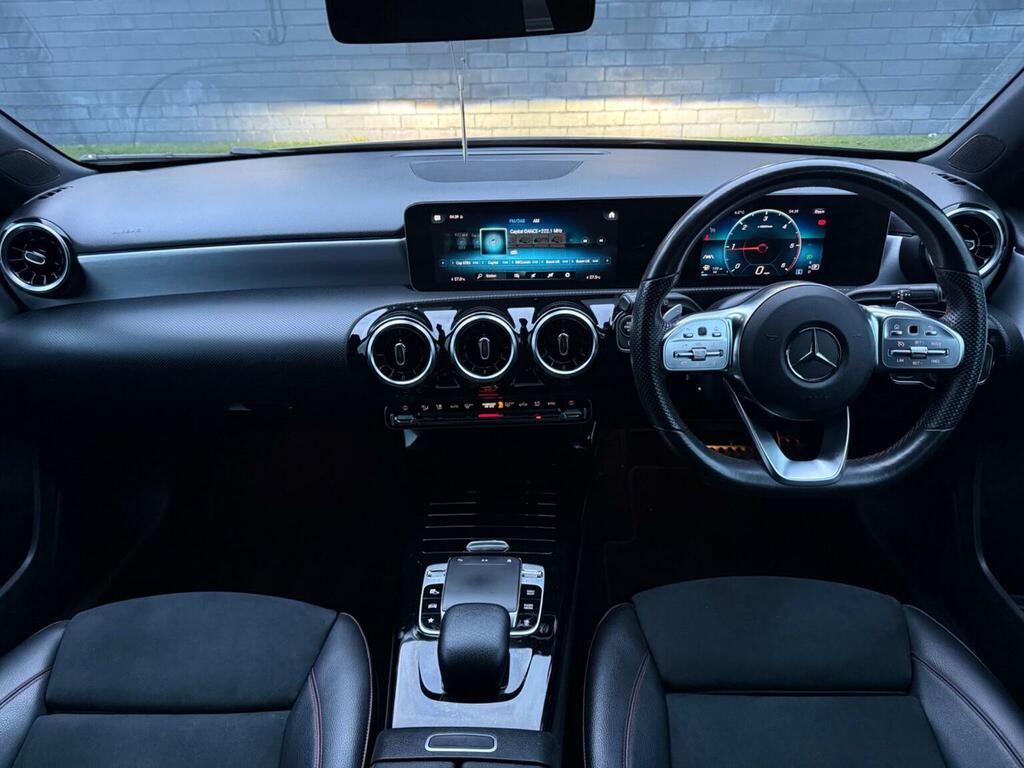 Mercedes-Benz A Class Hatchback 1.5 A180d Amg Line Executive 7G-dct Eu YL68HRZ Black #2