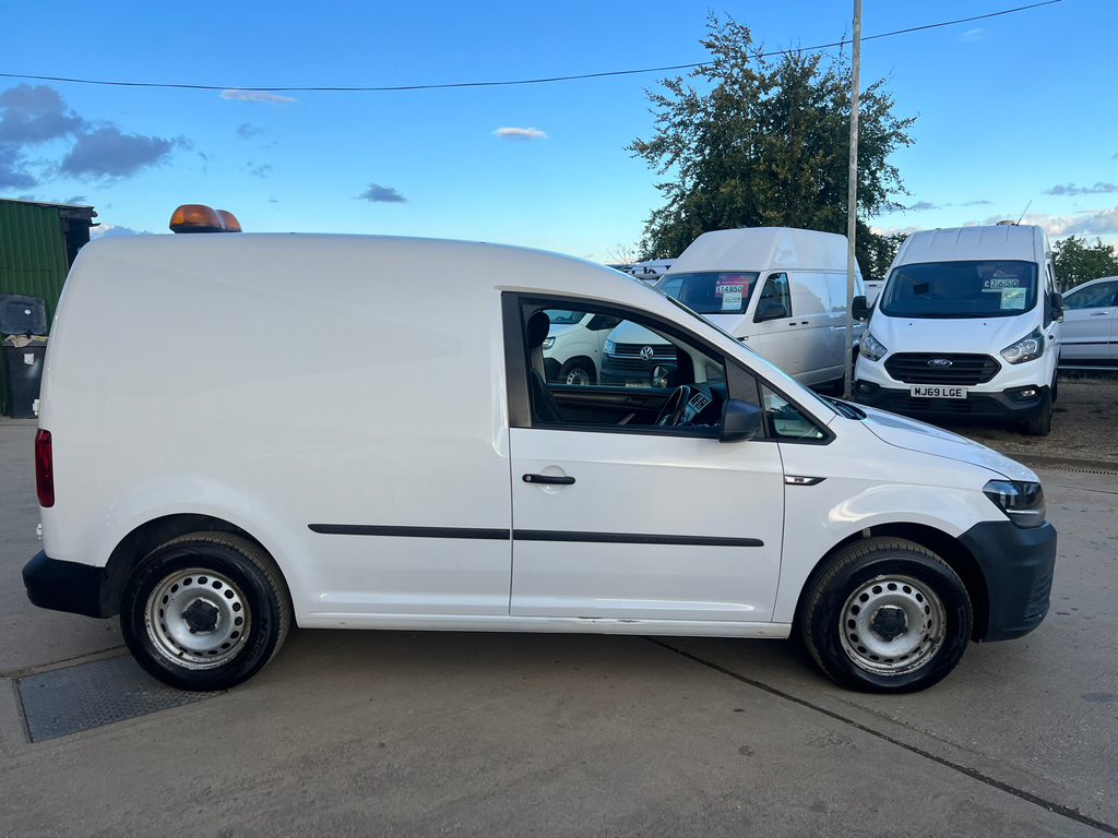 Volkswagen Caddy 2.0 Tdi C20 Startline Panel Van DL70OPE White #2