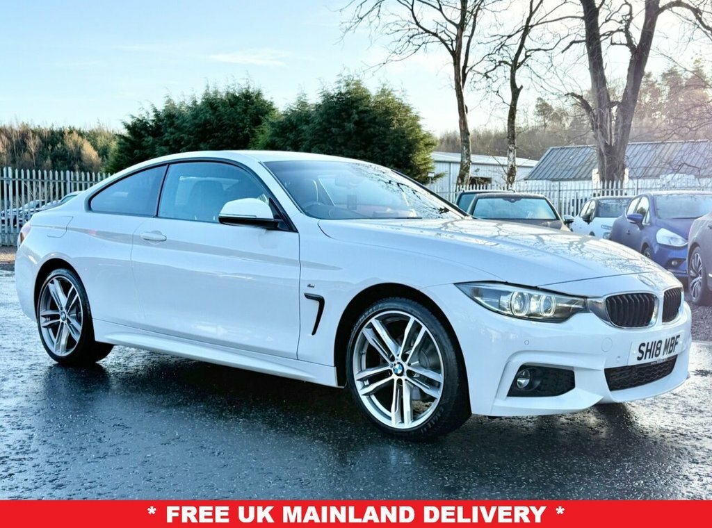 BMW 4 Series Gran Coupe 2L M Sport White