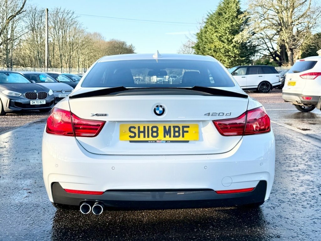BMW 4 Series Gran Coupe 2L M Sport SH18MBF White #5