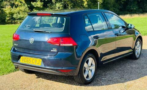 Volkswagen Golf Match Tdi Bluemotion Technology Blue #4