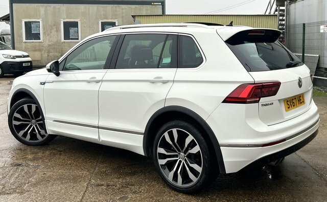 Volkswagen Tiguan 2.0 Tdi R-line Suv Dsg 4Motion Euro 6 SV67HEJ White #5