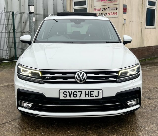 Volkswagen Tiguan 2.0 Tdi R-line Suv Dsg 4Motion Euro 6 SV67HEJ White #6
